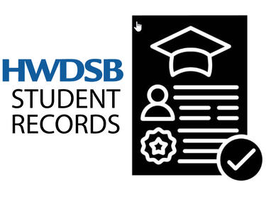 HWDSB Student Records graphic